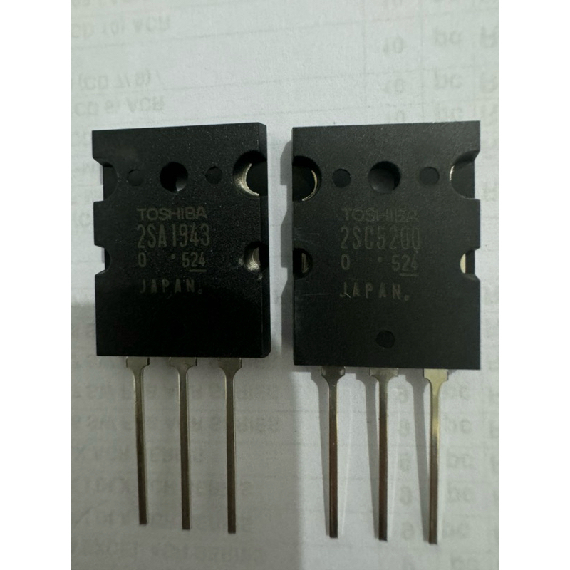 Transistor Toshiba 5200 1943 Lot 524