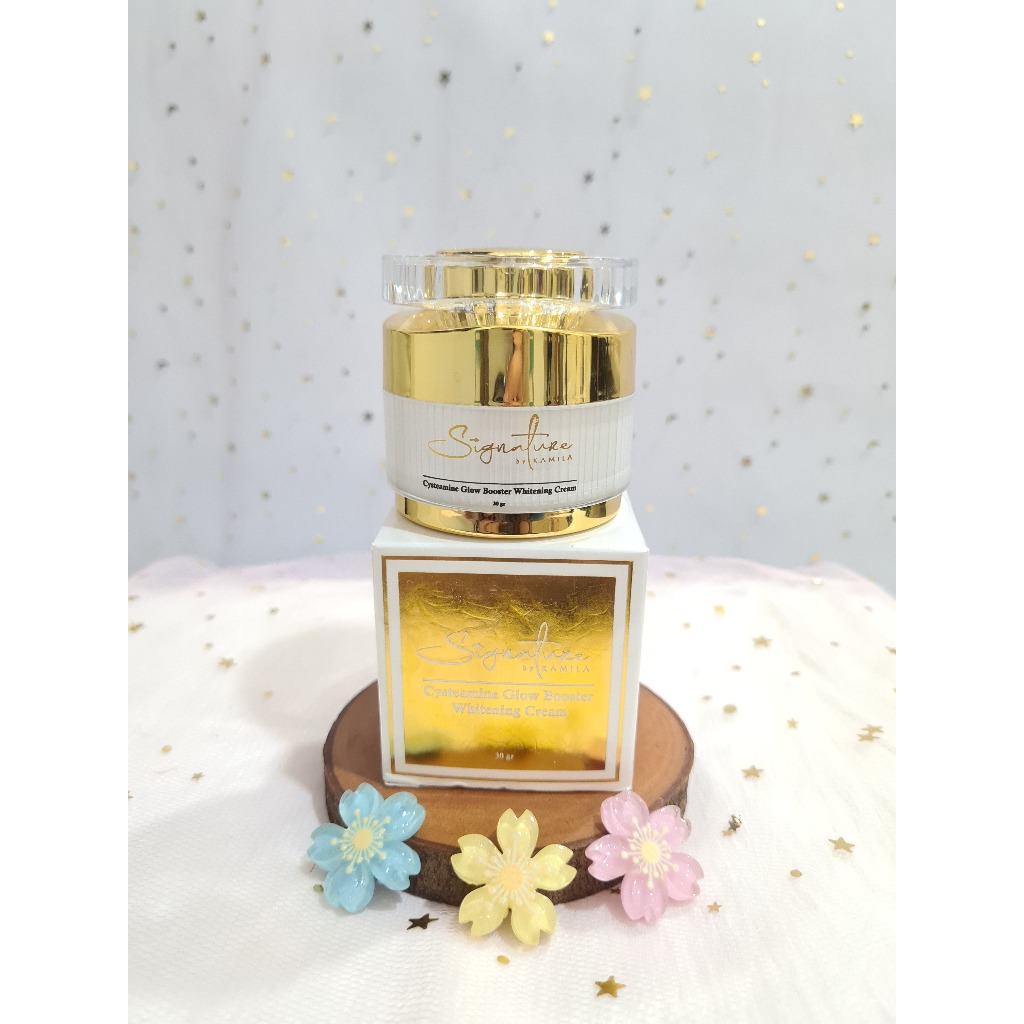 Signature by Kamila - Cysteamine Glow Booster Whitening Cream / Cysteamine Cream untuk Flek Hitam & 