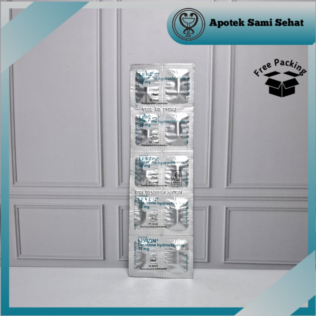 1 STRIP LERZIN 10 MG STRIP 10 KAPSUL
