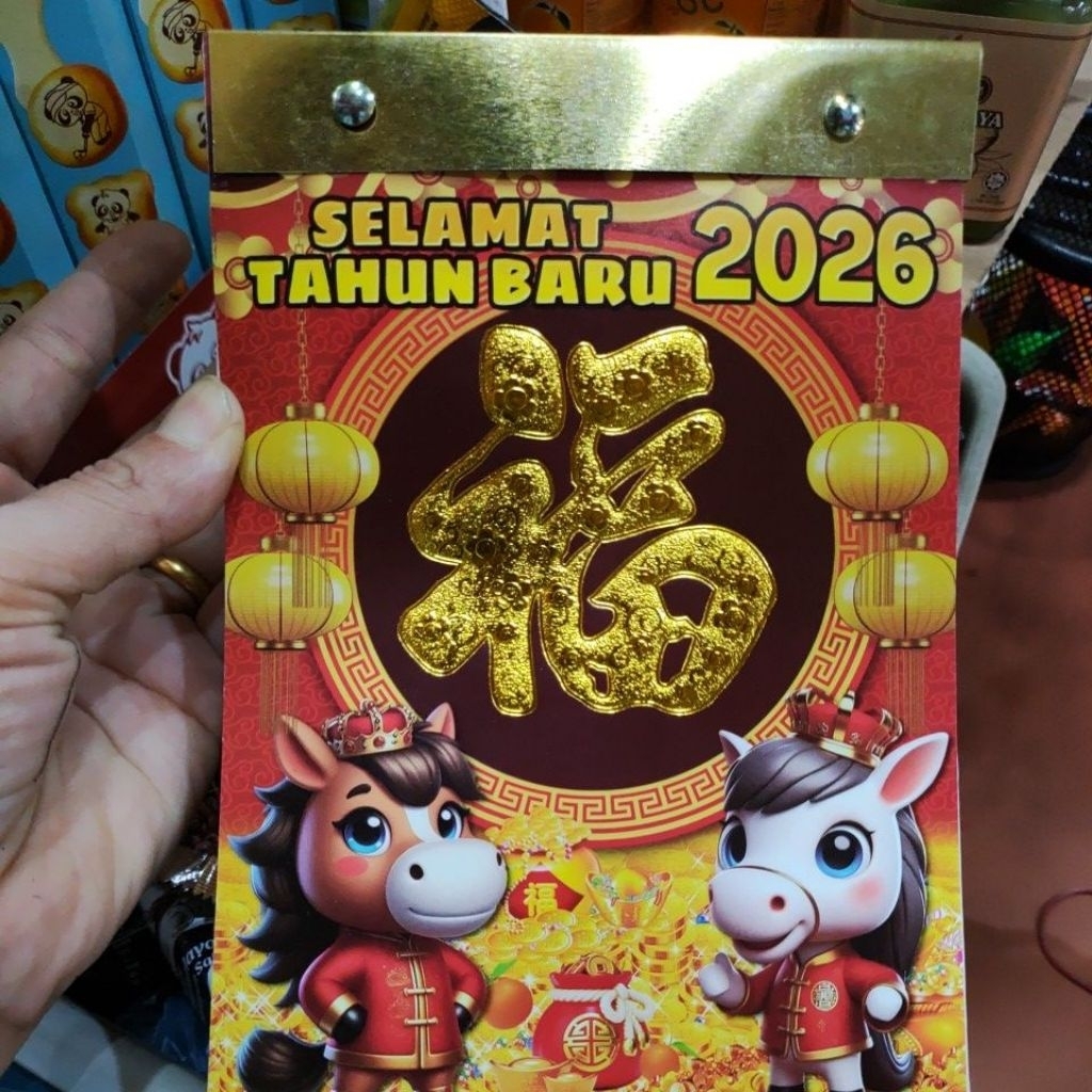 Kalender harian 365 lembar tahun 2026 versi Indonesia