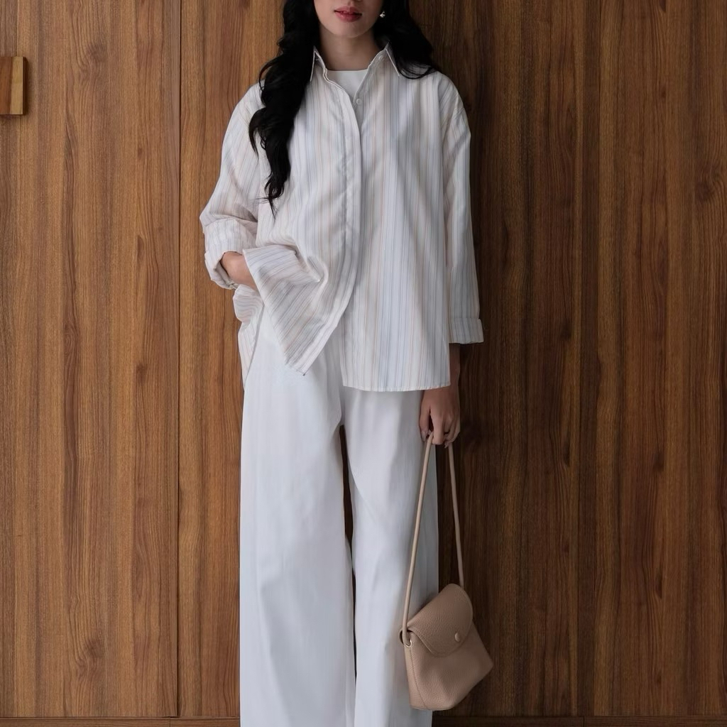 PATTERN SHIRT ATKEY (Kemeja Stripe Atkey) Minor Defect