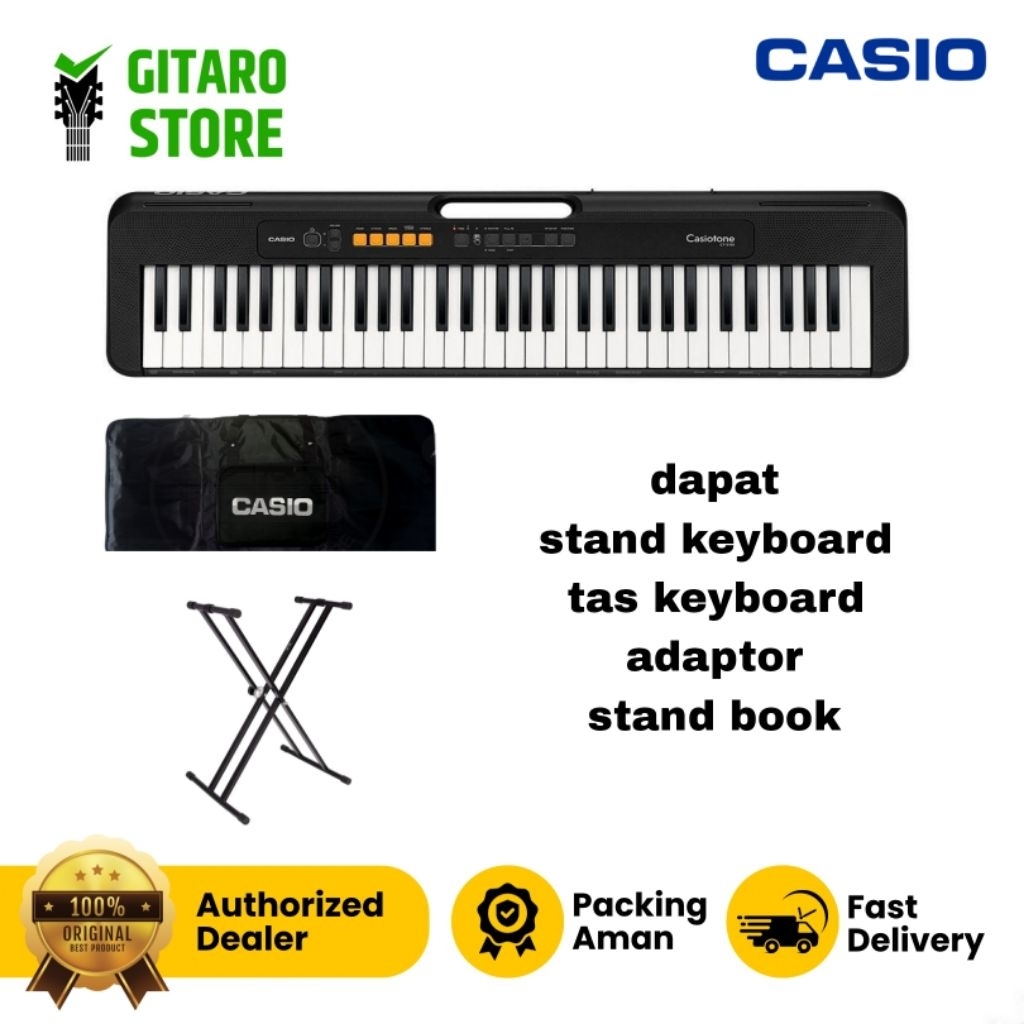 Keyboard Casio Ct-s100 Casio Cts100 Casio Cts 100 Bonus tas & stand