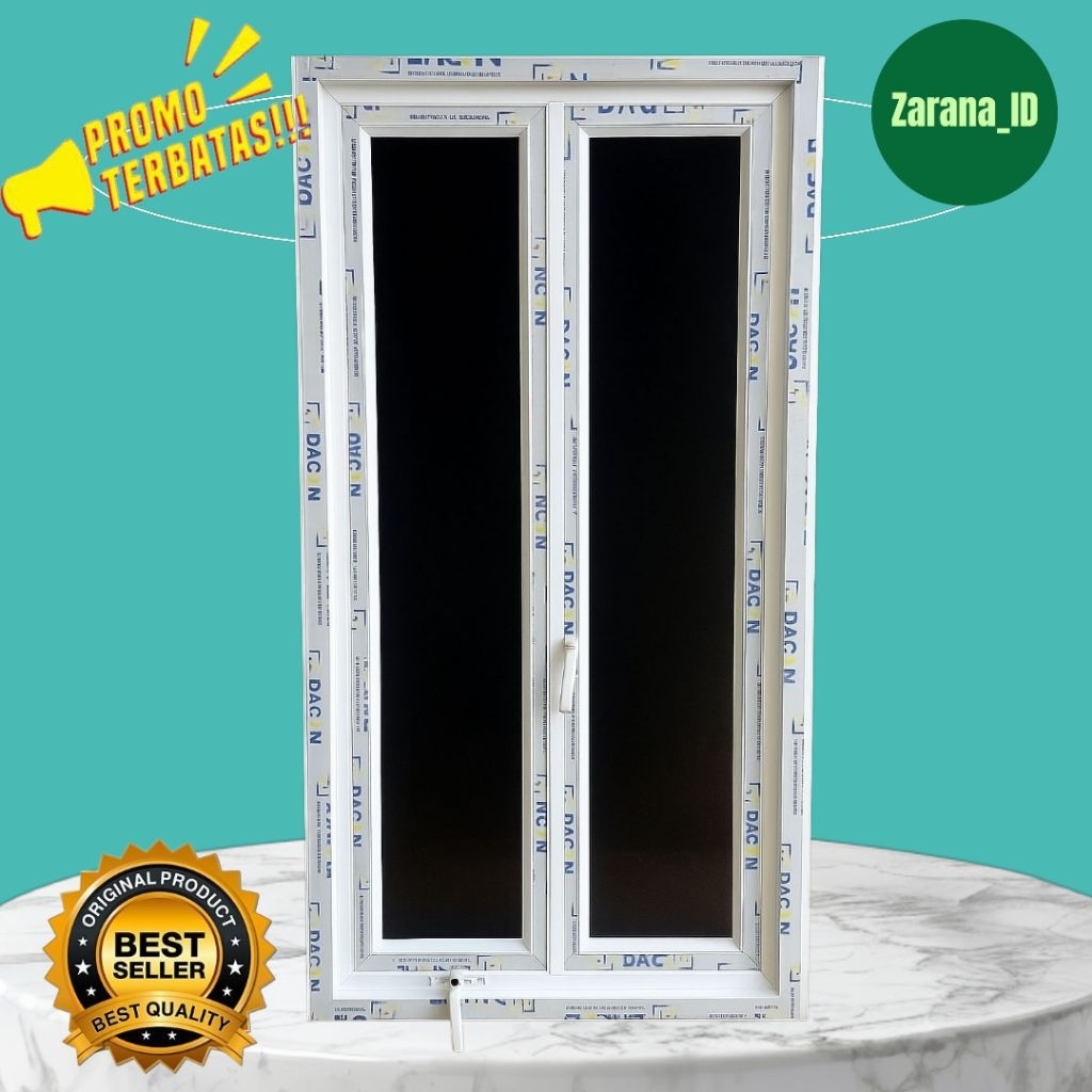 Jendela cesement Aluminium 2 daun jendela window minimalis modern