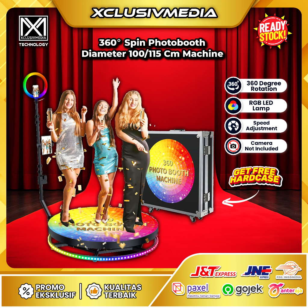 360 Spin Photobooth Diamter 100/115cm Machine
