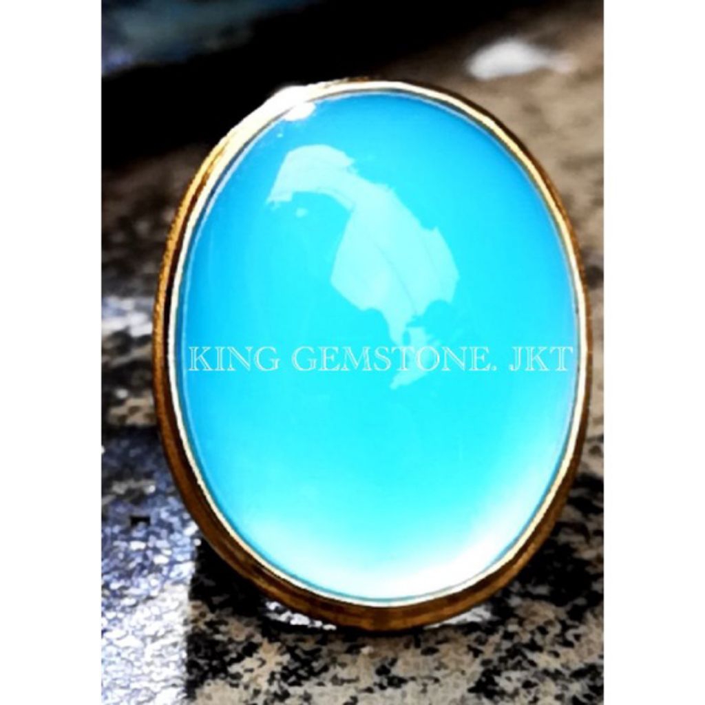 BATU AKIK BLUE CHALCEDONY RASA BACAN PALAMEA SUPER JUMBO MODEL TERBARU HQ ASLI NATURAL