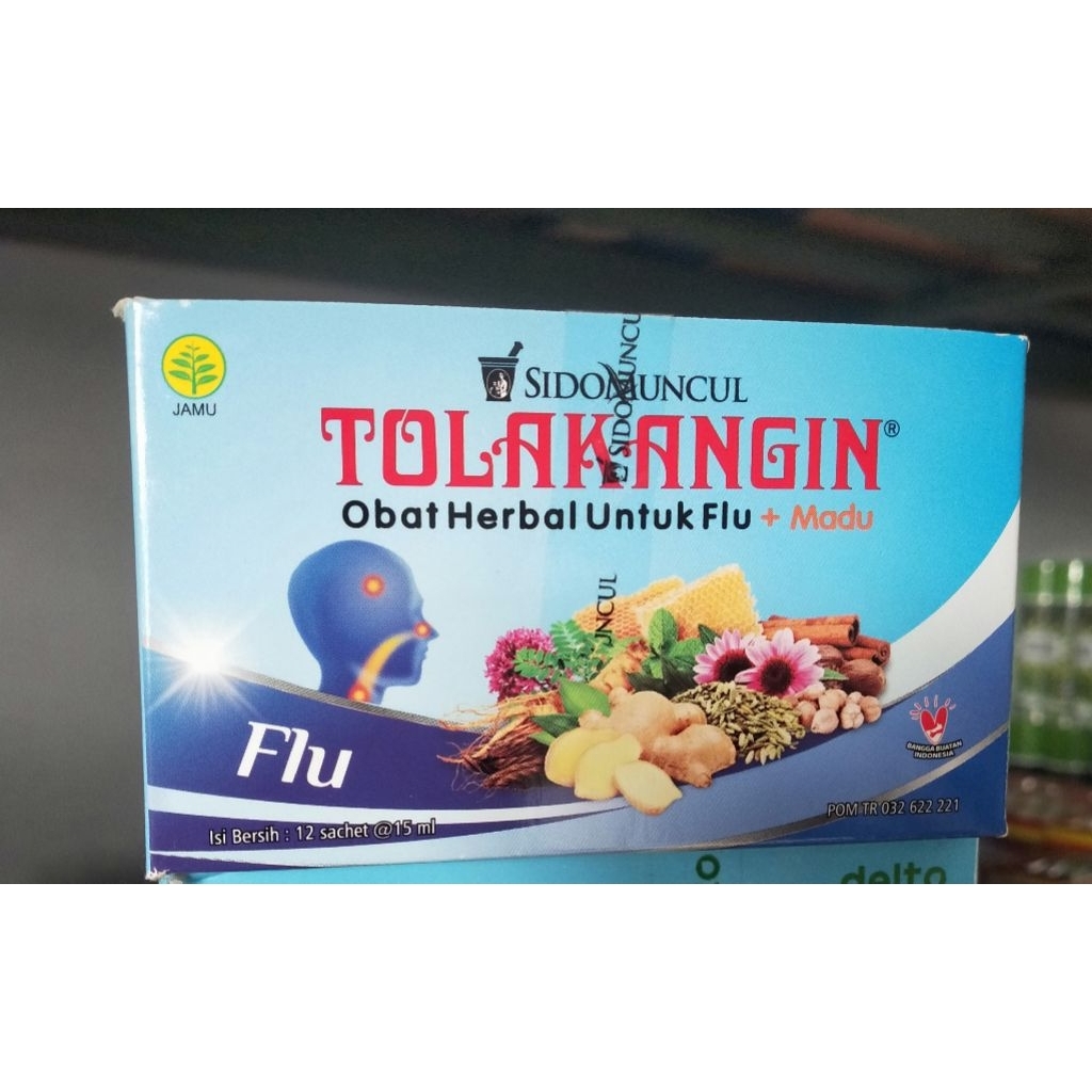 Tolak angin flu cair isi 12 sachet | herbal untuk flu | Tolak angin banjarmasin kalimantan selatan