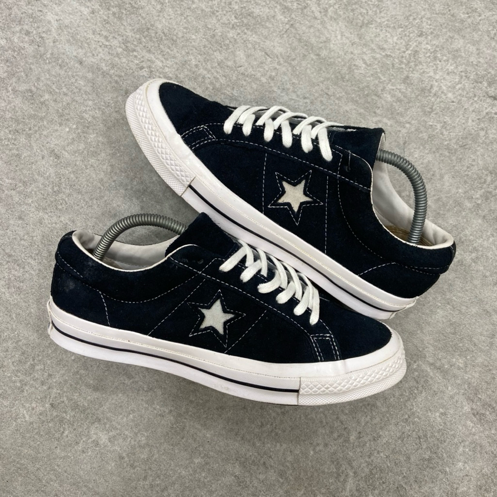 [Size 41] Converse One Star OX Suede Black White Second Original. Harga Barunya 1.2 - 1.3 Juta Rupia