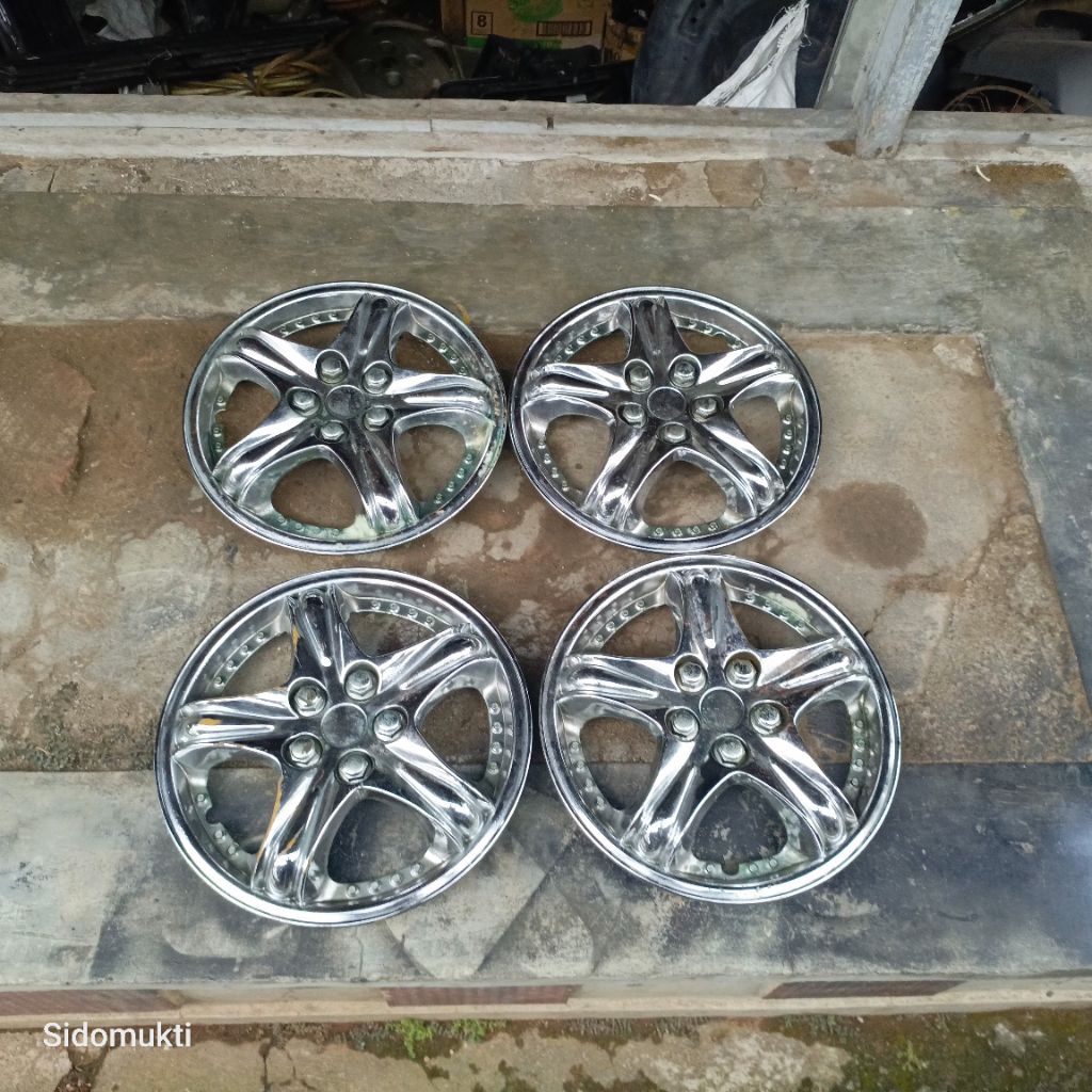 Wheeldop Dop Velg Ring 12 Palang 5 Copotan 4 Pcs