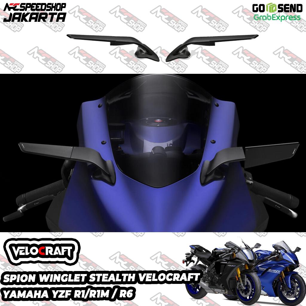 Spion Model Winglet VELOCRAFT Rearview Mirrors Fairing Yamaha R6 R 6  2017 - 2025 R1 R 1 R1M 2015 - 