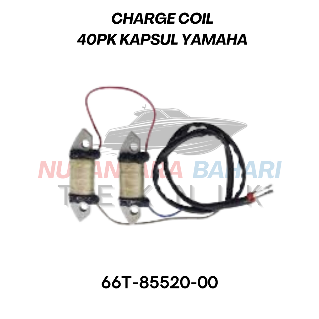 CHARGE COIL YAMAHA 40PK KAPSUL 66T-85520-00 | SPULL SEPUL SUKU CADANG & SPAREPART MESIN TEMPEL OUTBO