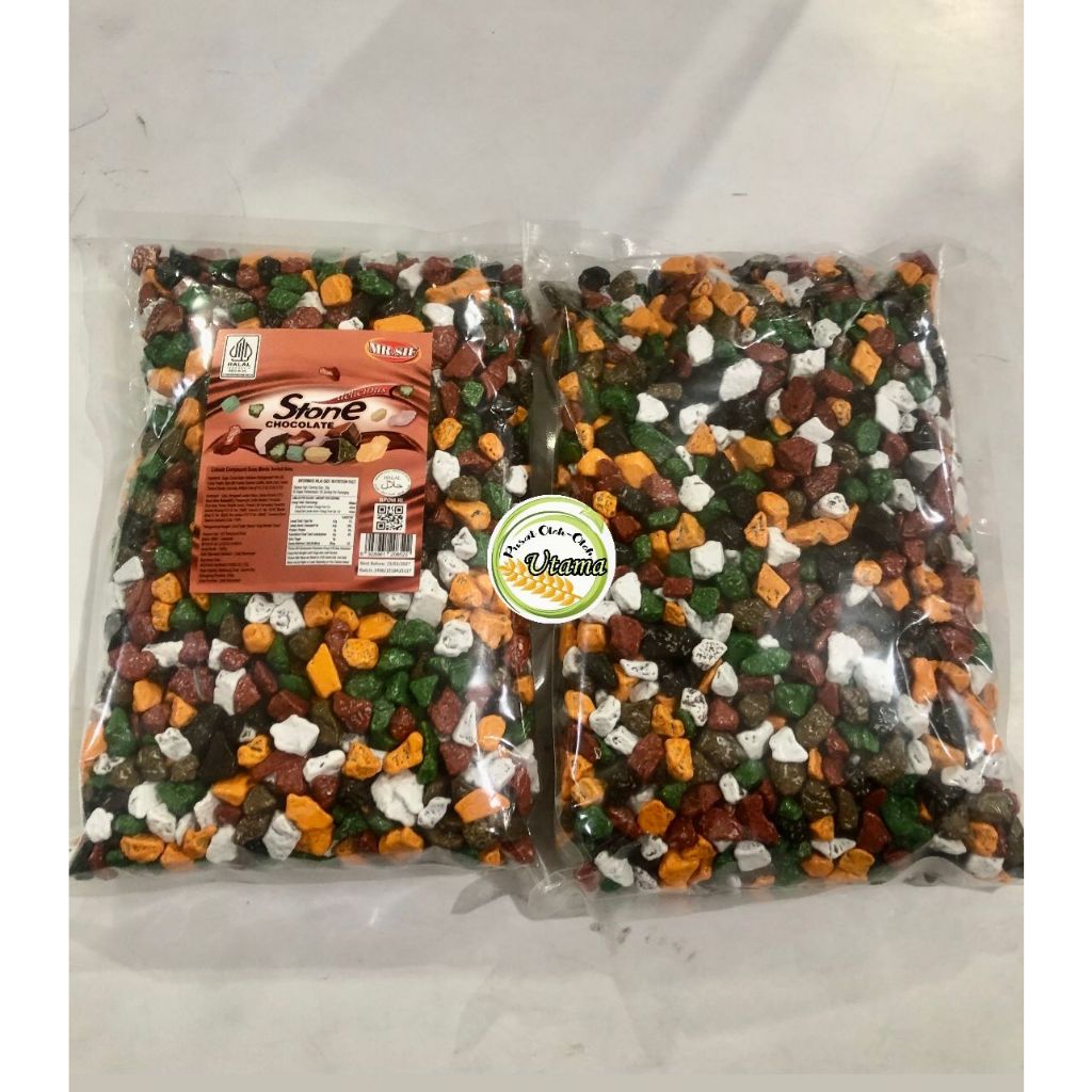 Mr SIF Ailishia Cokelat Kerikil - Cokelat Batu - permen coklat kerikil - permen cokelat arab - kerik