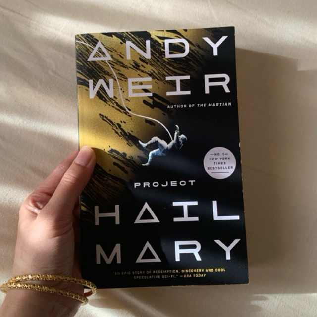 Project Hail Mary Andy Weir English Import Book Novel Preloved