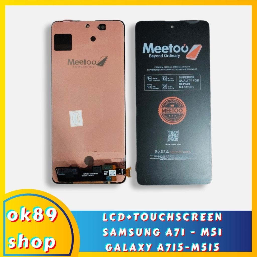 LCD+TOUCHSCREEN SAMSUNG A71 GALAXY A715 - SAMSUNG M51 GALAXY M515 - SAMSUNG A70 2019 GALAXY A705 - S