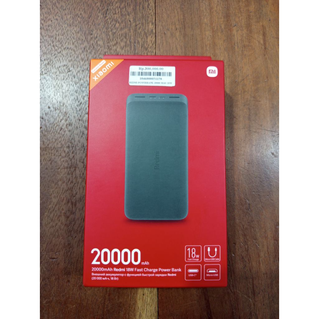 Redmi Powerbank 20000 Mah 18w