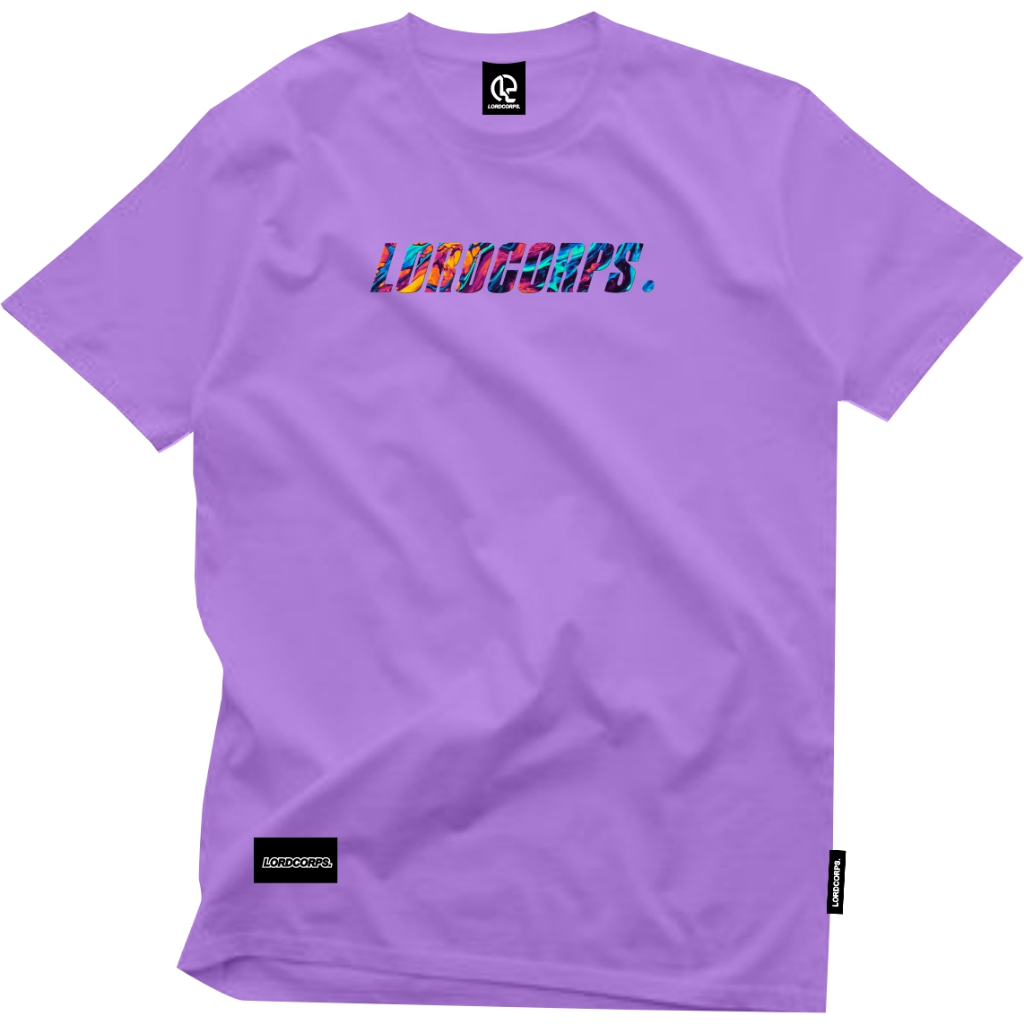 Kaos pria distro pakaian pria atasan kaos distro Lc art livi tshirt ungu muda
