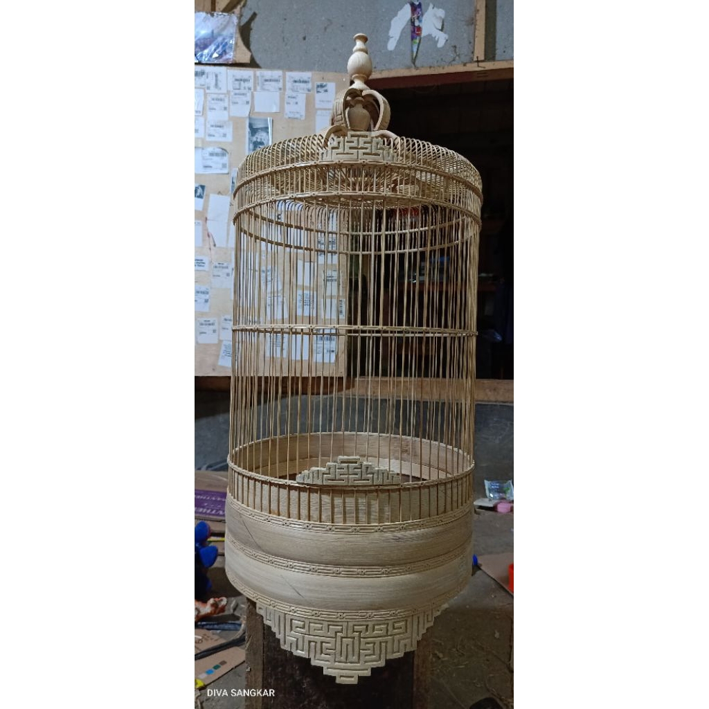 sangkar Branjangan ukir labirin