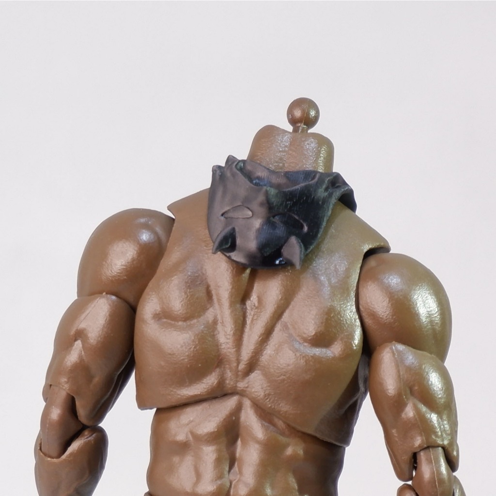 Daredevil Mask untuk kitbash Action Figure Romankey Notaman Nwtoys Damtoys Vtoys Mezco McFarlane Mar