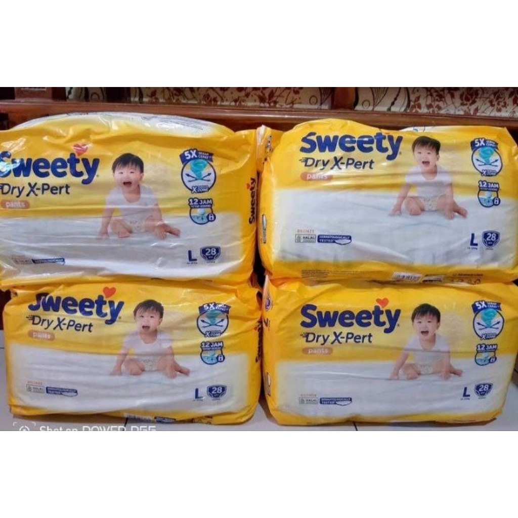 Pampers Sweety L28 PAMPERS POPOK MERK SWEETY SIZE L