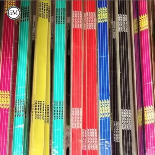 Stiker Velg Motor Bebek/Sport | List Velg Reflektif Nyala Kena Lampu