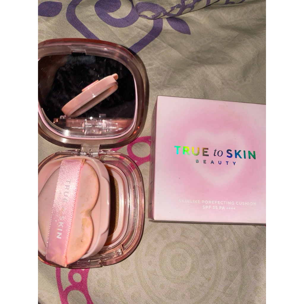 preloved cushion True to skin beauty