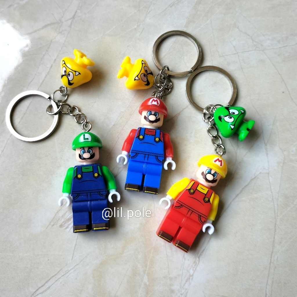 Gantungan Kunci Keychain Super Mario Bricks
