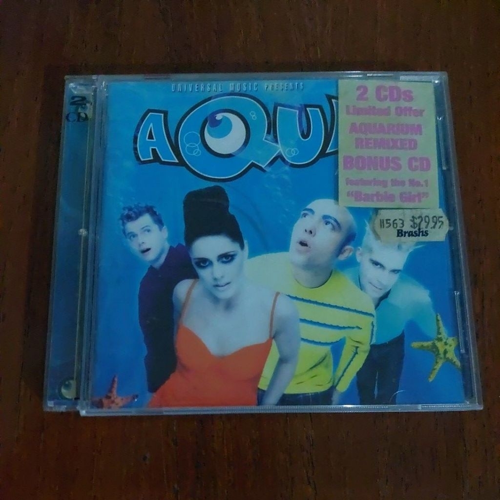 ( CD ORIGINAL- 2CD LIMITED REMIXED ) " AQUA - AQUARIUM " UNIVERSAL MUSIC - 1997