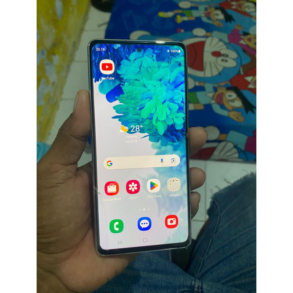 LCD SAMSUNG S20 Fe Original copotan Normal