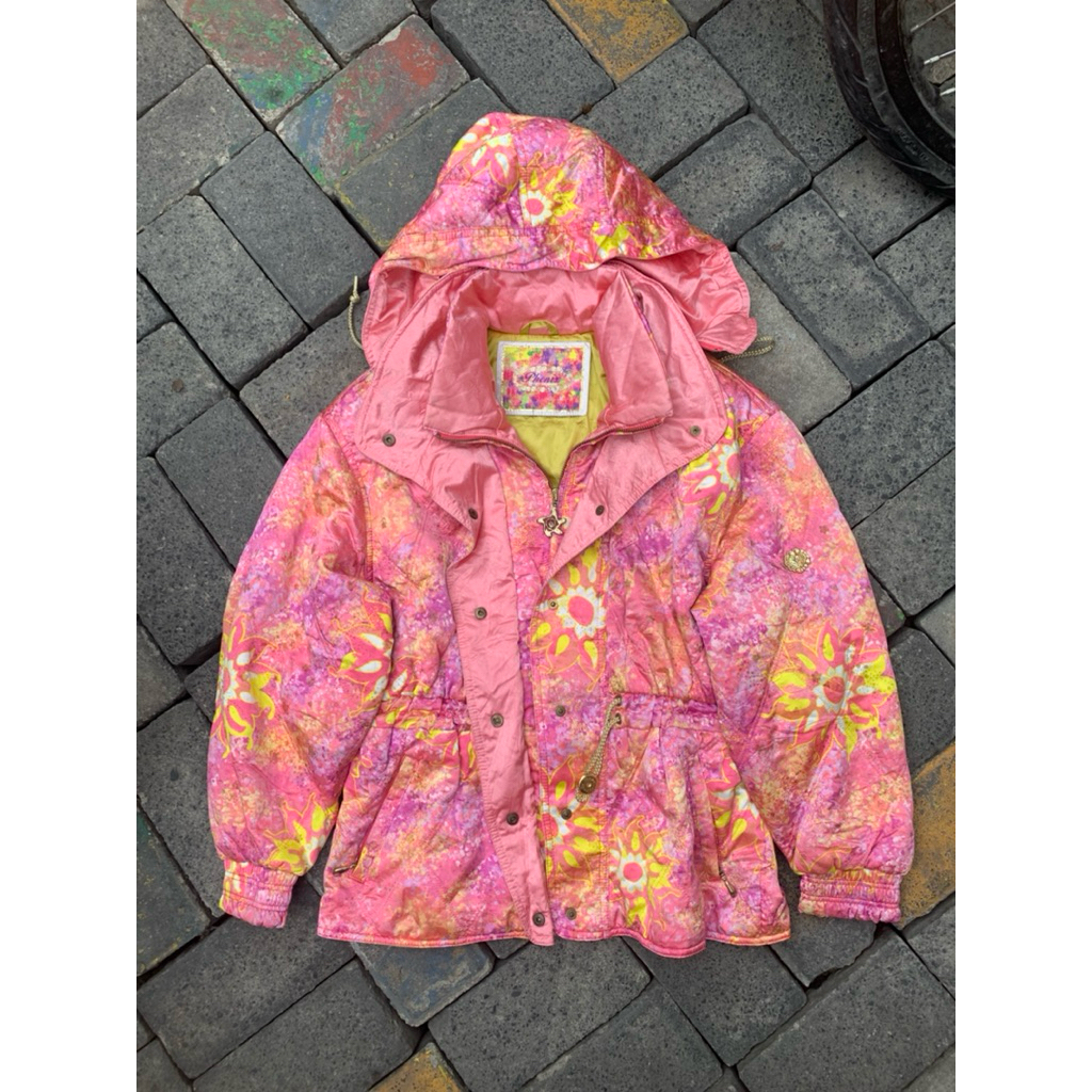 Phenix Floral Vintage Puffer Jacket (90s)