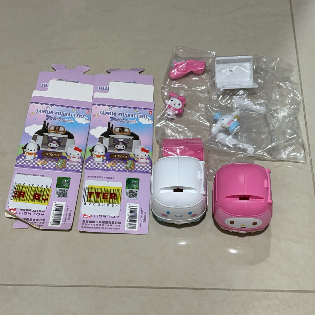 sanrio blindbox foodtruck mymelody cinnamonroll