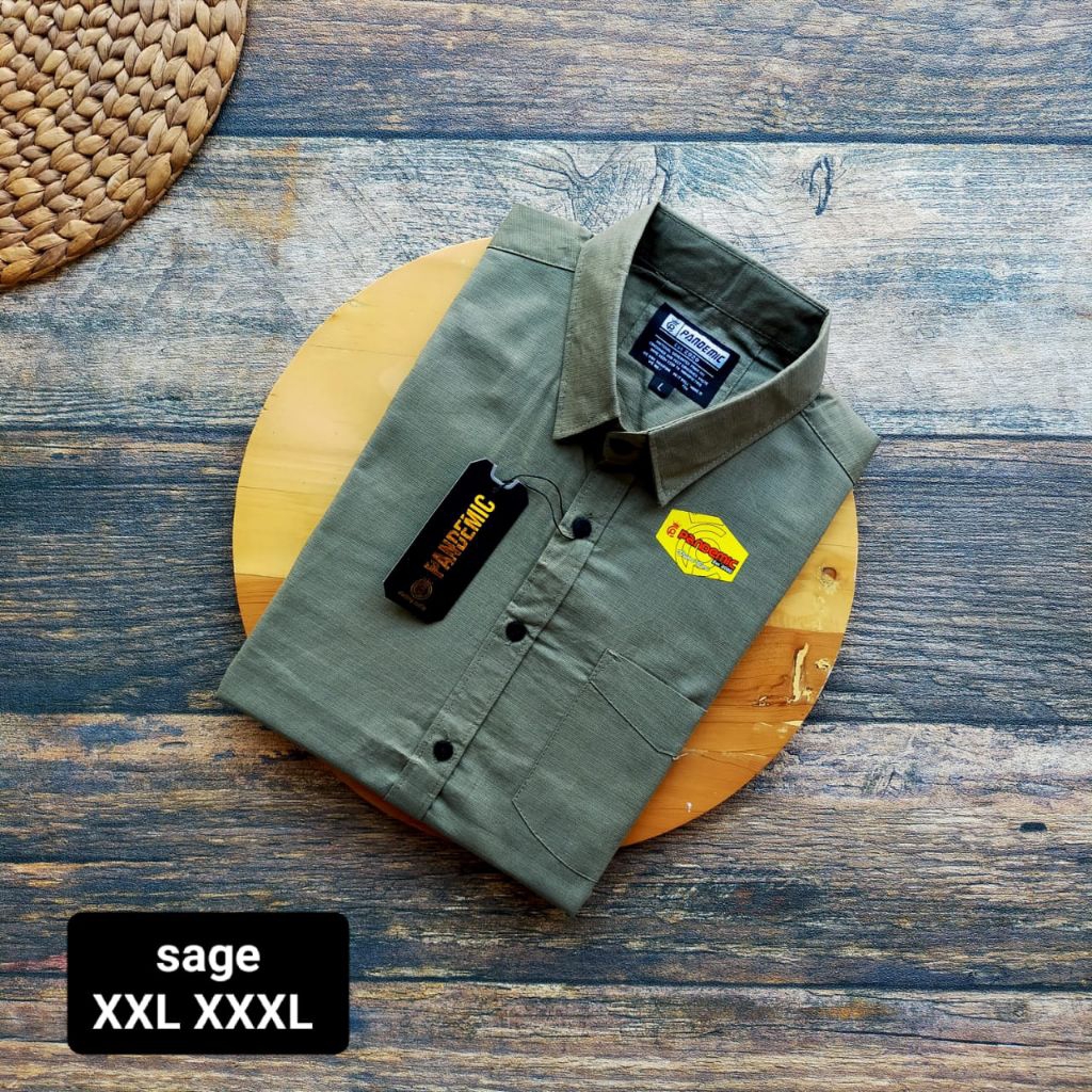 kemeja pendek cigaret jumbo..kemeja pendek pandemic cigaret jumbo..kemeja termurah & terlaris