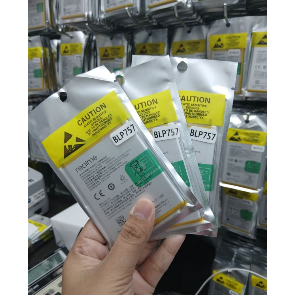 BATU BATERAI BLP757 REALME 6 RMX 2001/NARZO RMX 2002 ORI