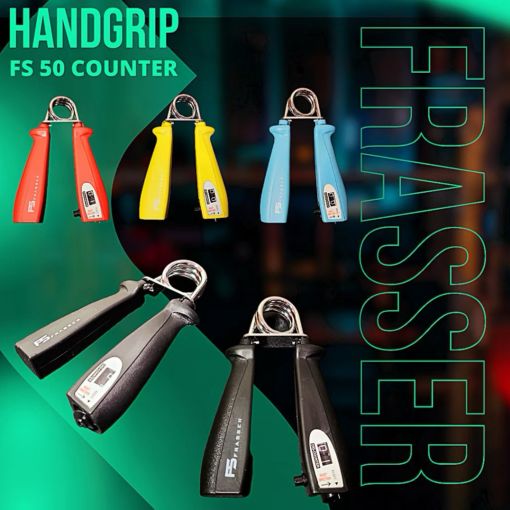 Frasser Hand Grip Handgrip Olahraga Tangan Angkat Beban HGP 04 - FS 50 Counter