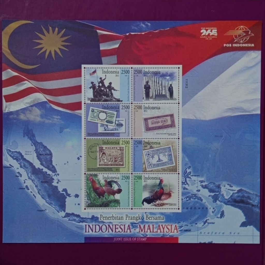 Prangko Indonesia Malaysia Joint Issue 2011