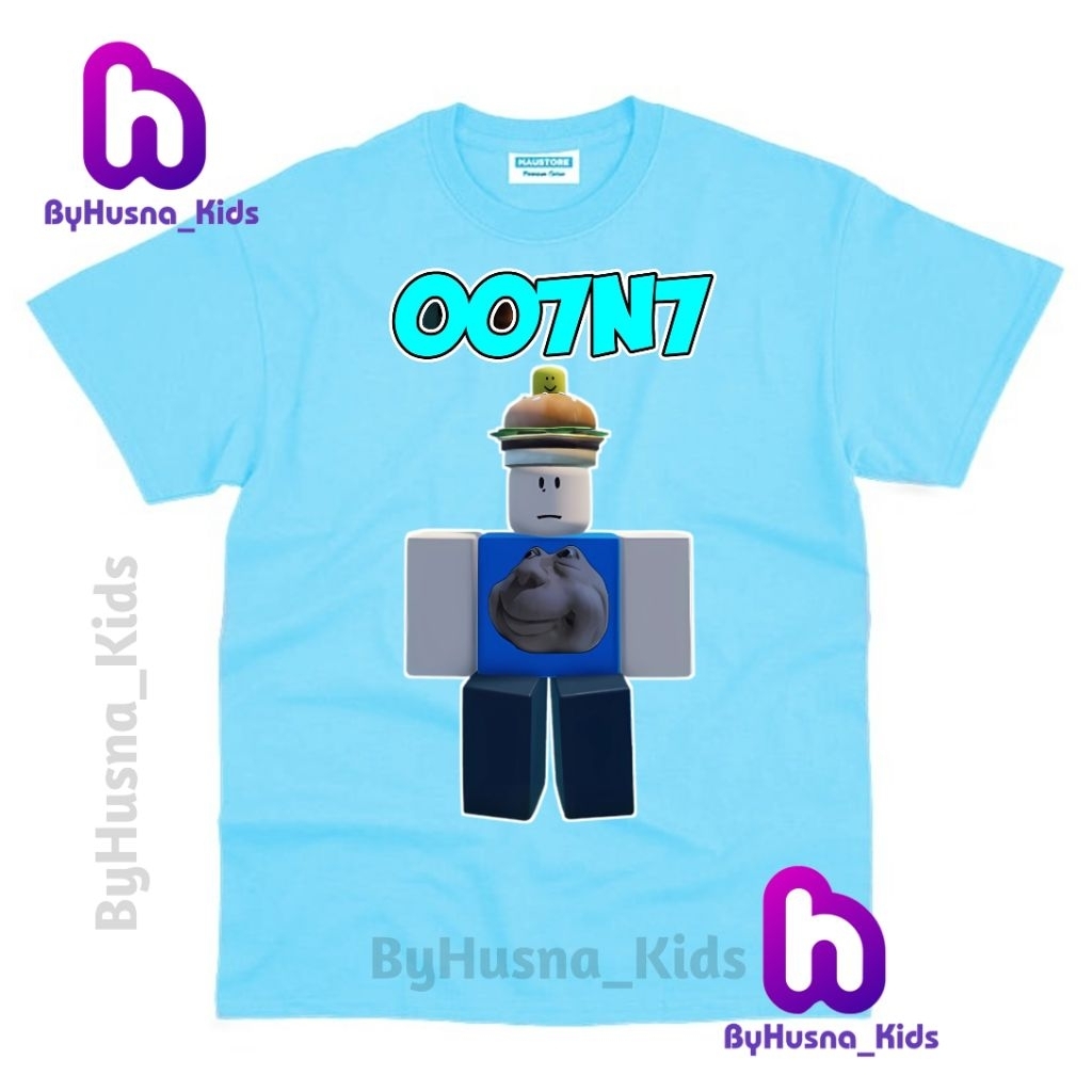 BAJU ANAK KAOS ANAK ROBLOX 007N7 007n7 FORSAKEN ANAK COWO