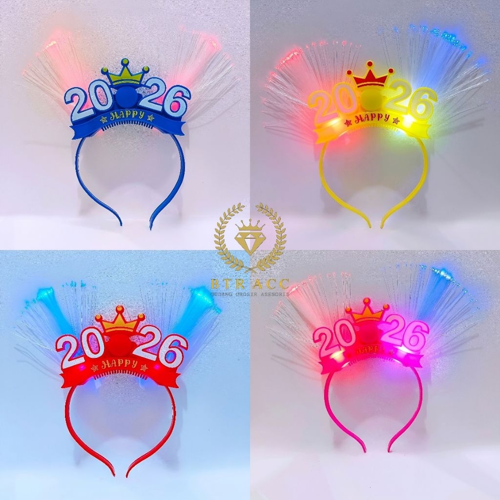 BANDO TAHUN 2026 LED LAMPU BANDO HAPPY NEW YEAR 2026 PARTY