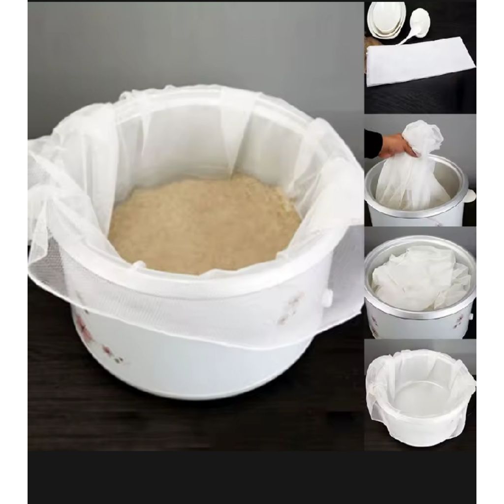 Puring Nasi | kain kukus nasi  premium anti lengket | ideal untuk nesting dan camping Cooking