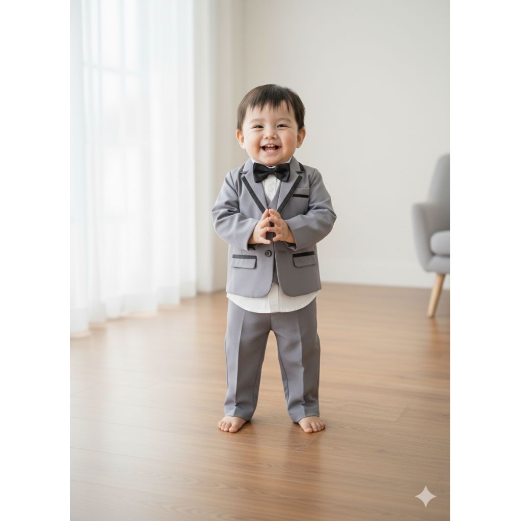 Jas Tuxedo Blazer anak 1-2 tahun preloved