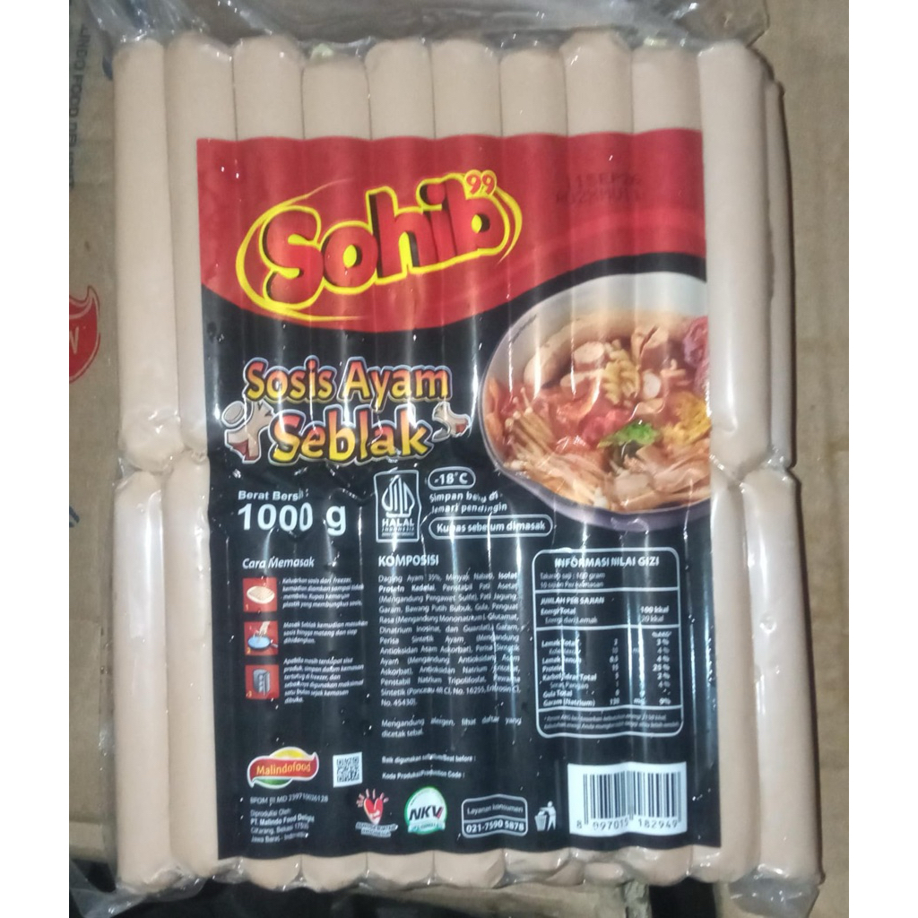 SOHIB Sosis Ayam Seblak 1 kg