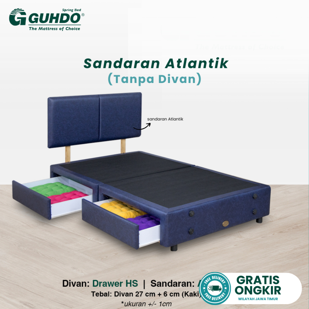 GUHDO Sandaran Headboard ATLANTIK (SANDARAN SAJA)