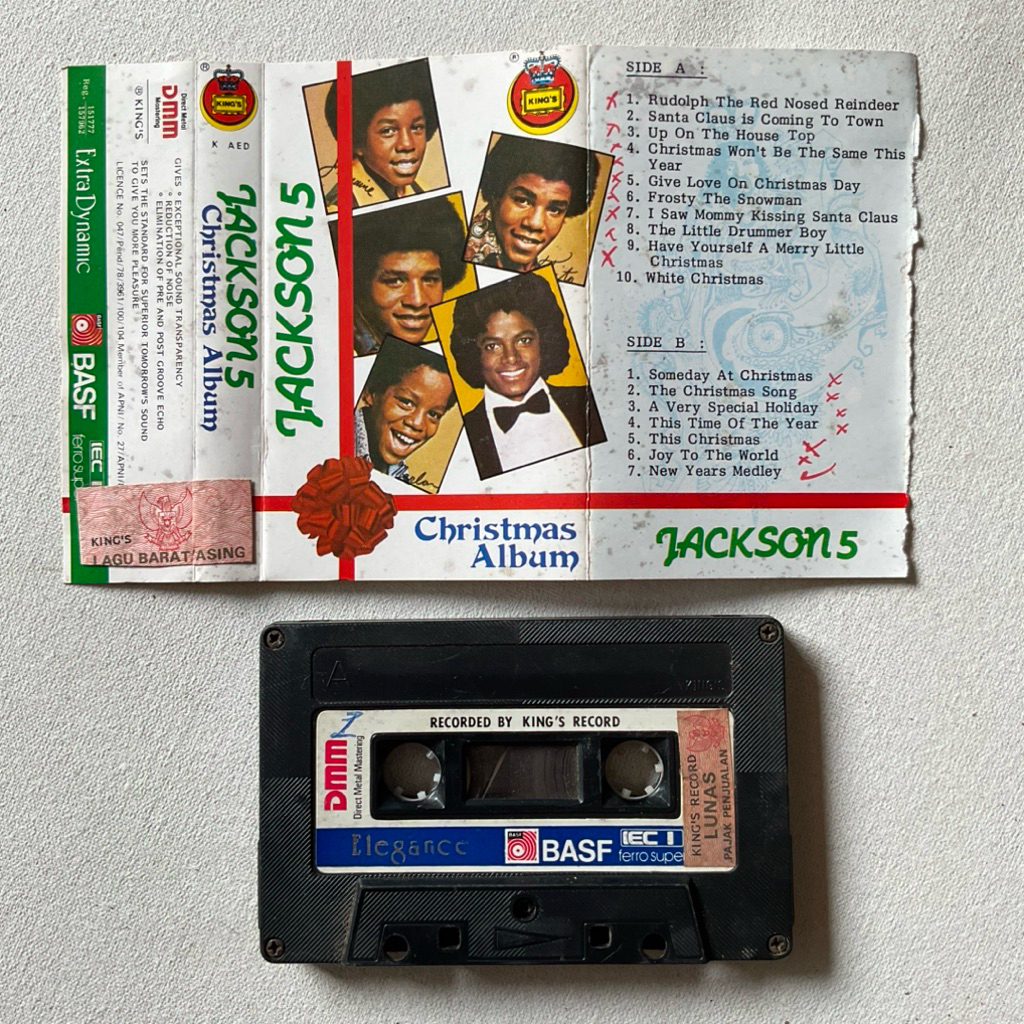Kaset Pita Jackson 5 Christmas Album