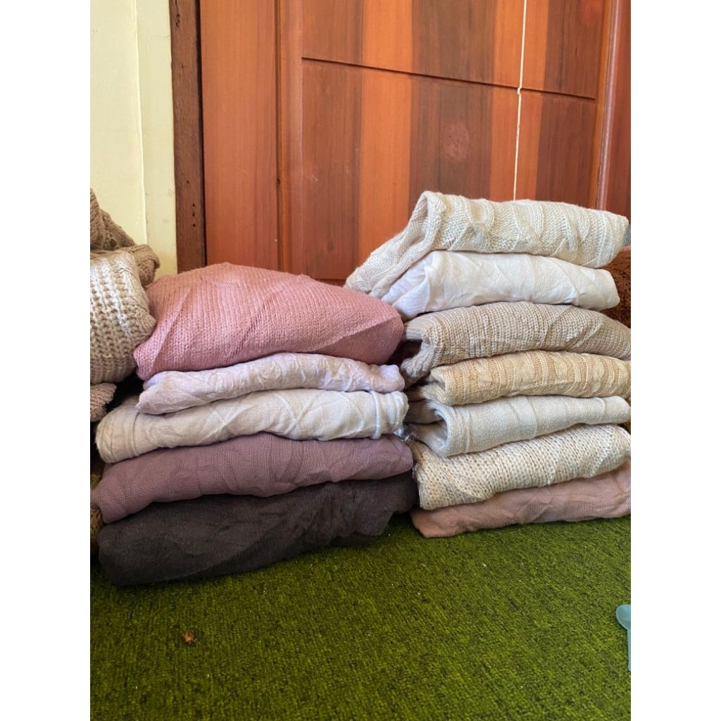 BAJU LELANG CUCI GUDANG CARDI SWEATER  KODE 100