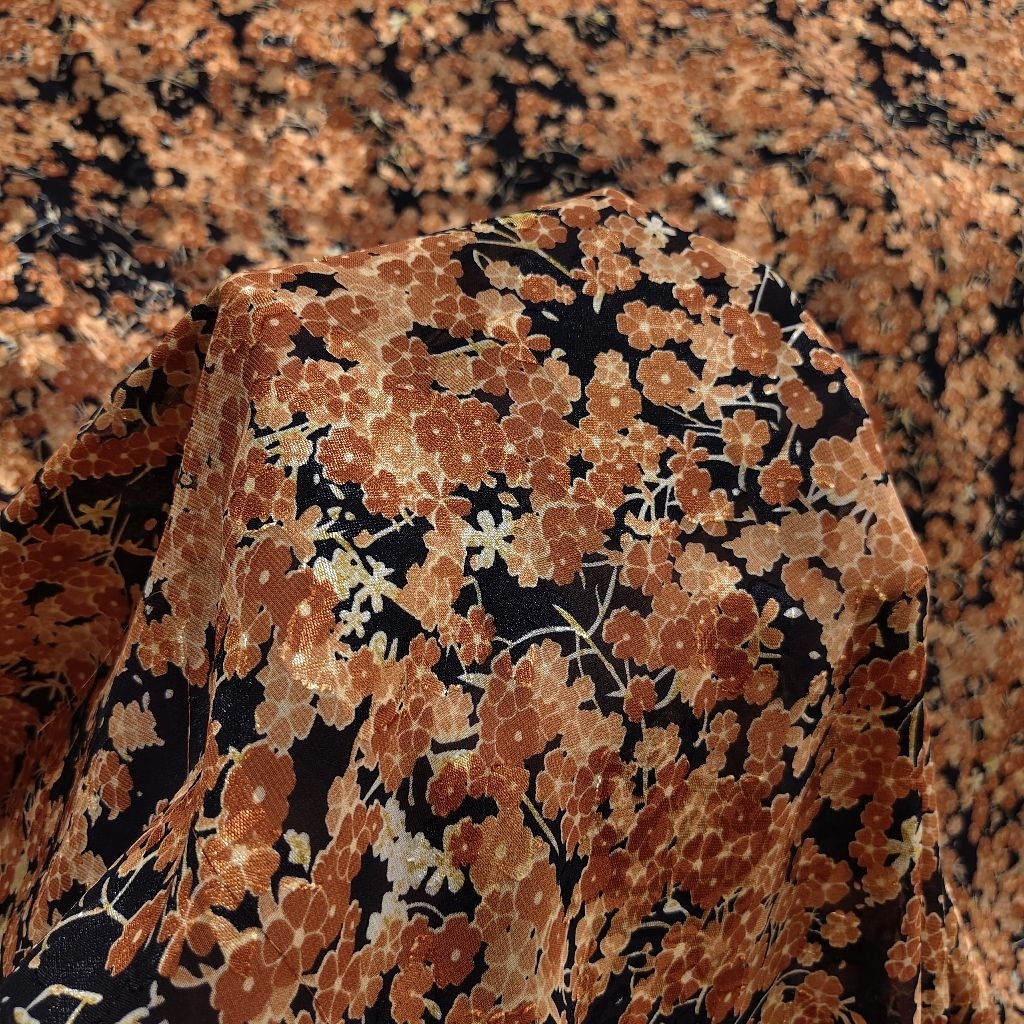 KAIN SIFON URAGIRI PREMIUM MOTIF BUNGA KECIL - KAIN SIFON RUBIAH MOTIF KEMBANG KECIL - KAIN SIFON EM