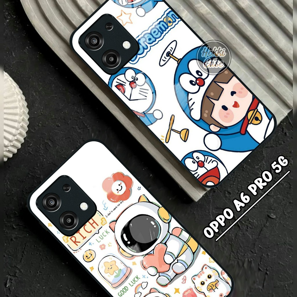 Case Oppo A6 Pro - Softcase Glass Oppo A6 Pro - Casing Oppo A6 Pro Terbaru - Silikon Oppo A6 Pro - K