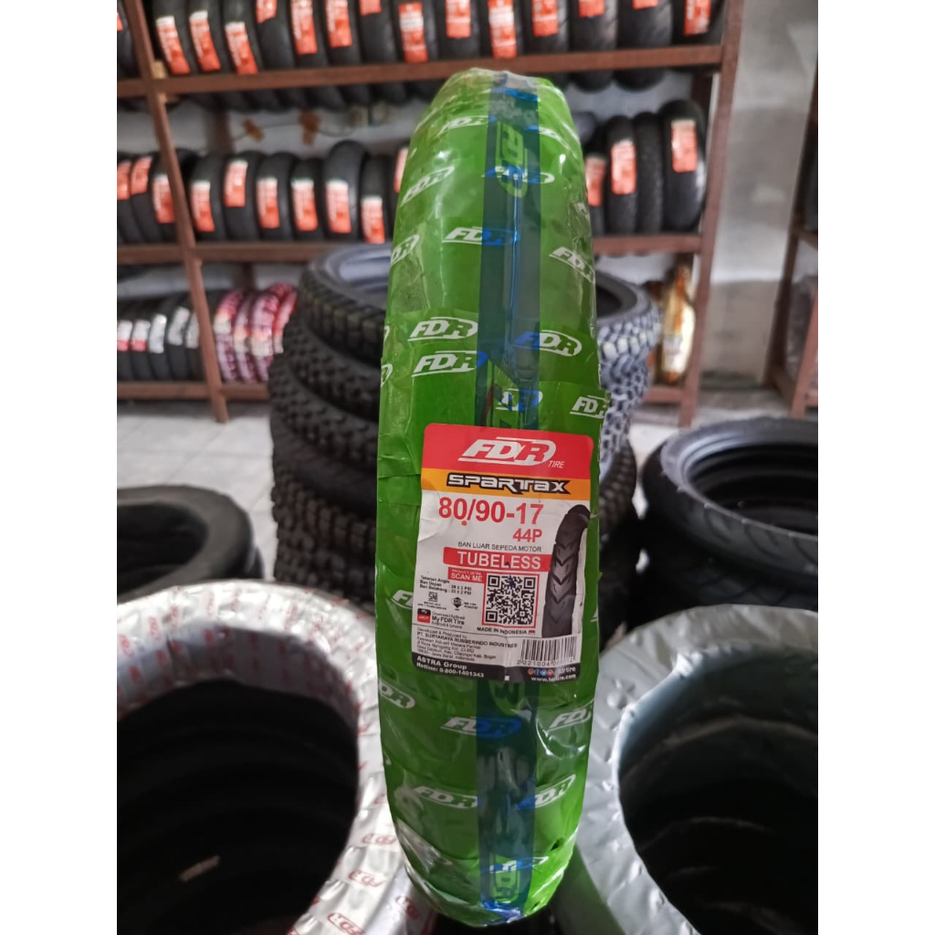 BAN MOTOR FDR SPARTAX 80/90-17 TUBELESS