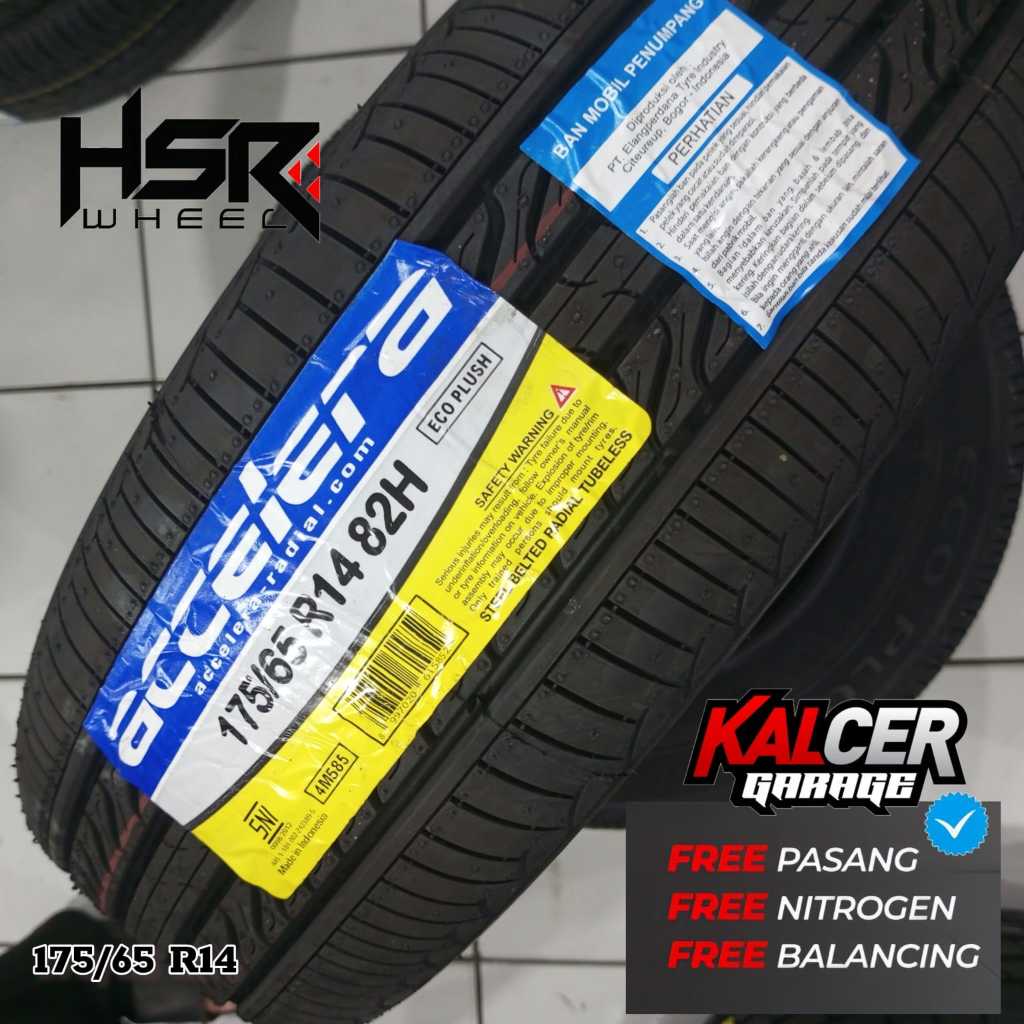 BAN MOBIL MERK ACCELERA 175 65 R15 UNTUK BRIO AYLA AGYA SIGRA CALYA AVANZA DLL