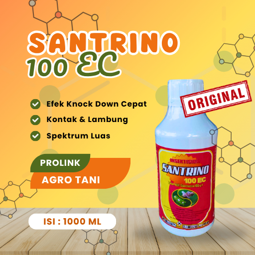 Insektisida SANTRINO 100 EC 1000ML - OBAT  EFEKTIF HAMA ULAT SPEKTRUM LUAS PADA TANAMAN