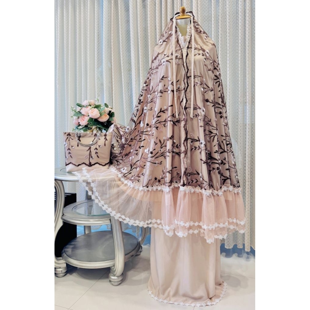 Mukena Brukat Terbaru New Model 2026