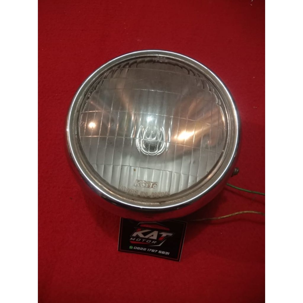Lampu depan reflektor head lamp assy DT 100 DT 100x DTX DT125 DT 80 GT 80 L2G  YL2G  FS1  Original y