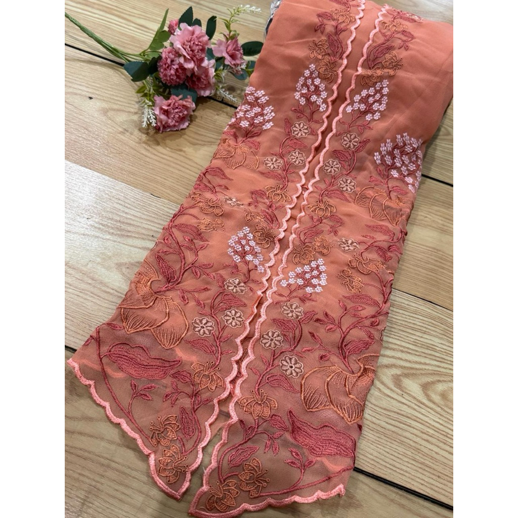 kain kebaya bordir motif baru/kebaya bordir bali/kain bordir