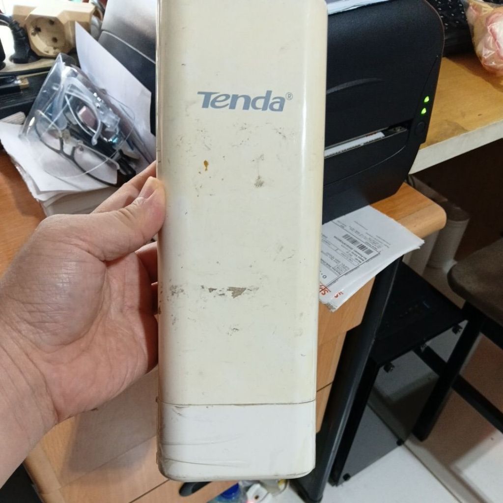 Tenda 03 long range outdoor access point 2.4ghz jarak 5km bekas seken normal